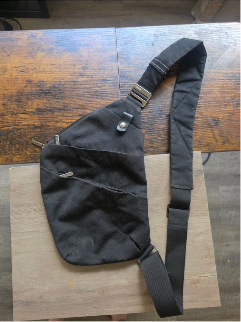 Osoce Black Sling Belt Bag One Size